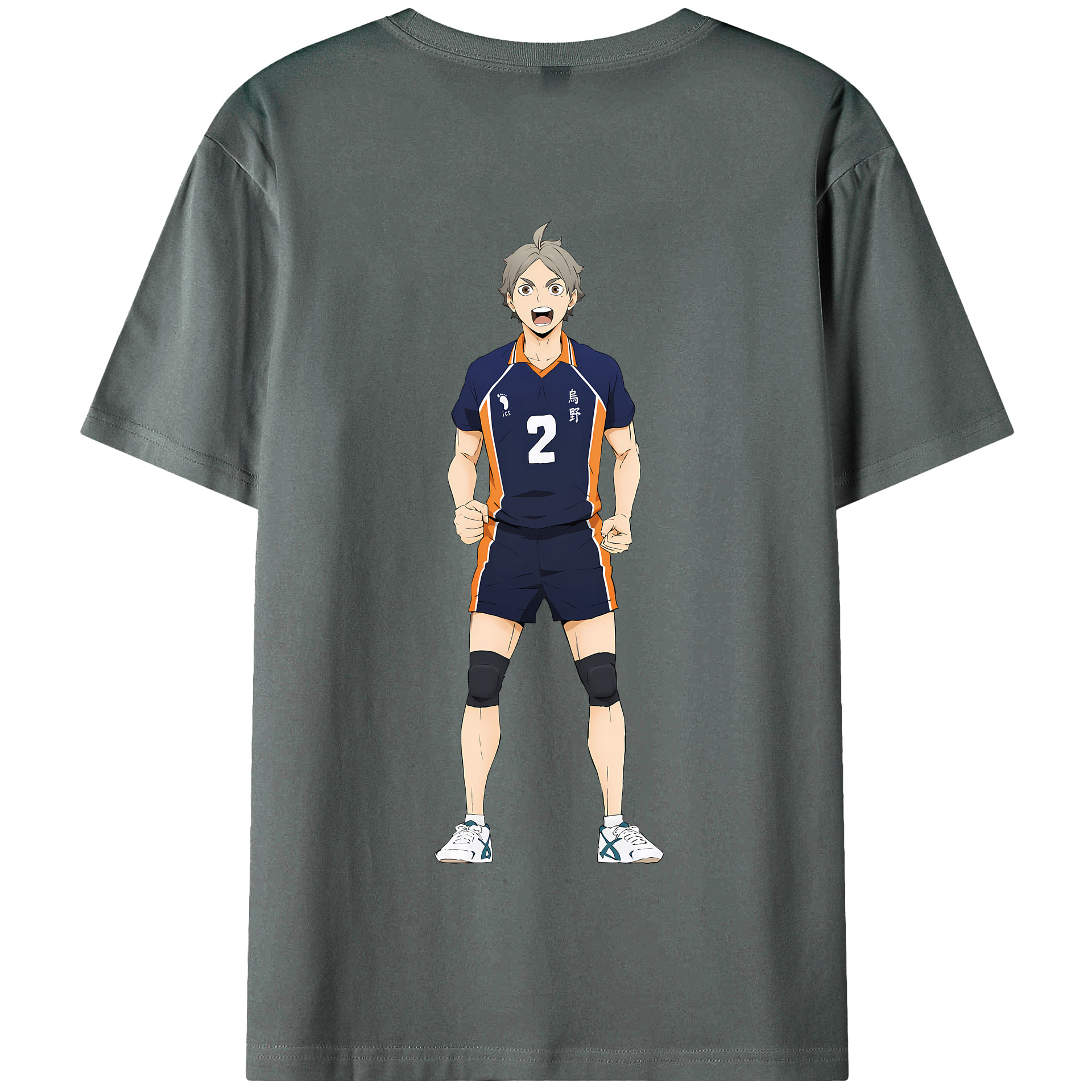 （画像用） ハイキュー!! Haikyu!! 綿100％半袖Tシャツ（背面プリント）